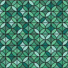 Elegant geometric seamless pattern. Vector background