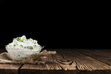 Fresh made Herb Curd