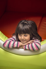 Little girl at the playground