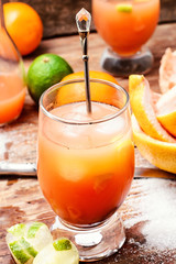 glass of refreshing juice