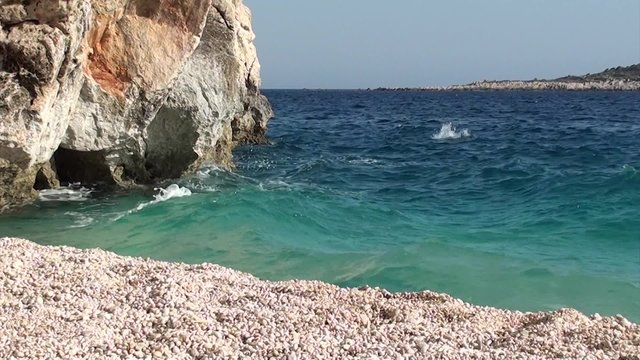 Beautiful sea scenery on Kaputas beach