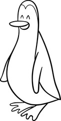 penguin bird coloring page