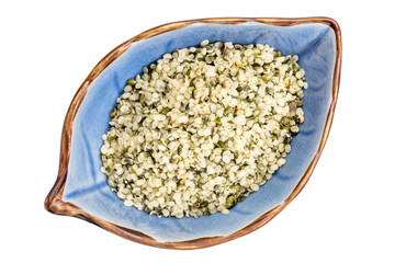 hemp seed hearts in a bowl