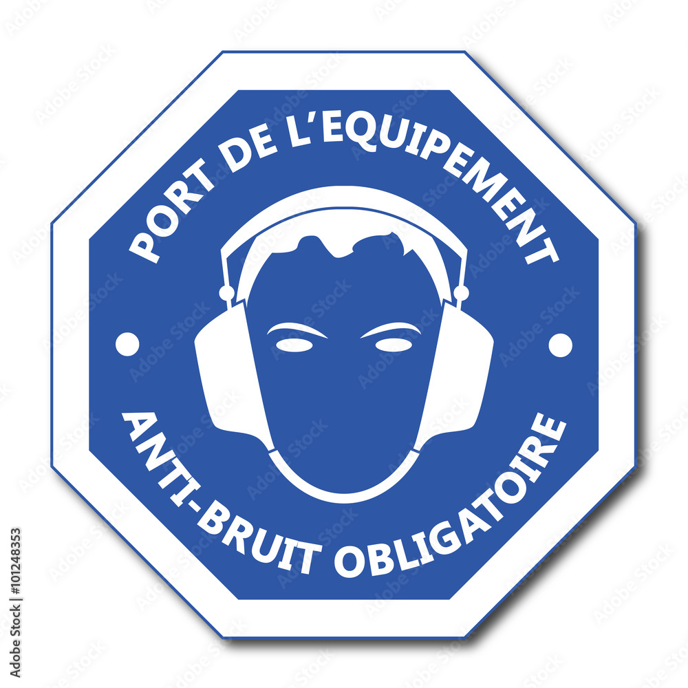 Canvas Prints Logo port de l'équipement anti-bruit.