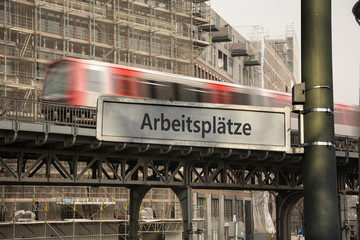 Schild 70 - Arbeitsplätze