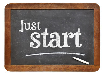 just start blackboard sign