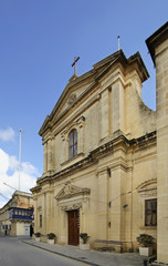 Fototapeta na wymiar Church of Our Lady of Jesus in Rabat. Malta