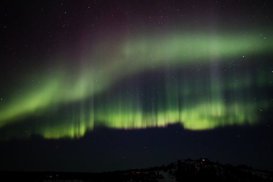 Northern lights (aurora borealis) in Alaska