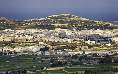 Fototapeta premium Panoramic view near Rabat. Malta
