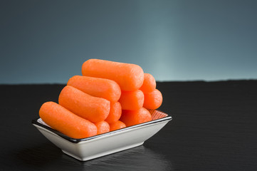 small carrots - healthy snack