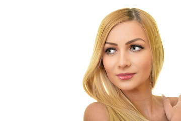 Naklejka premium Beautiful woman