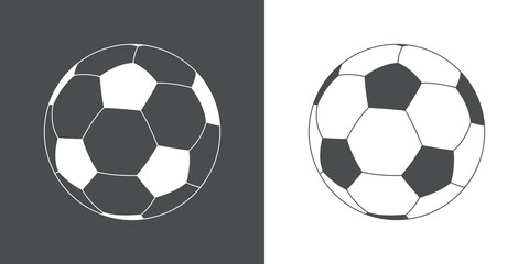 Icono plano balon futbol #1 - obrazy, fototapety, plakaty