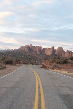 arhes naitonal park road