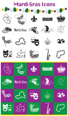 Mardi Gras Icons © Roslen Mack