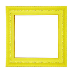 Yellow colored square frame.