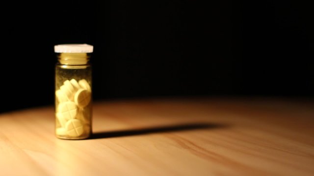 Pills drugs tablets shallow depth of field