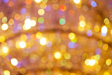 Obraz premium Beautiful background on dark, out of Focus Lights during the Nig