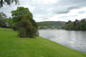 Bridge in Highlands of Scotland