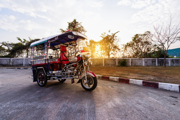 Thai traditional taxi in Tak province Thailand.