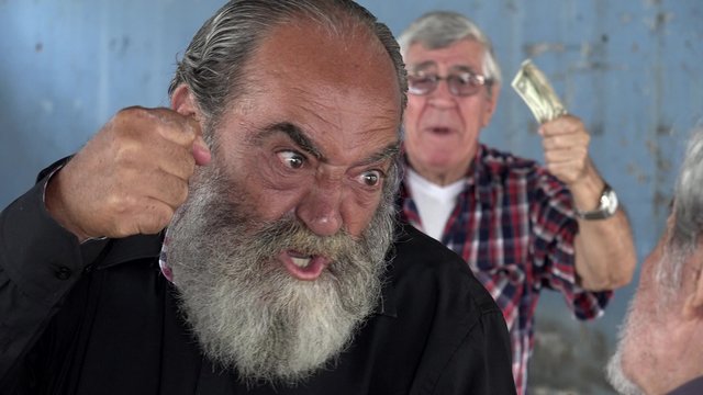 Gambling As Old Men Fight