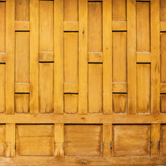 Thai style wooden wall background