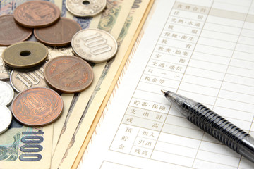 家計簿とお金