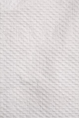 Texture of white tissue paper
