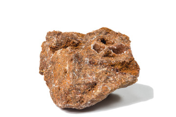 Fragment of Hemimorphite isolated on white
