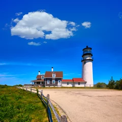 Cercles muraux Phare Cape Cod Truro lighthouse Massachusetts US