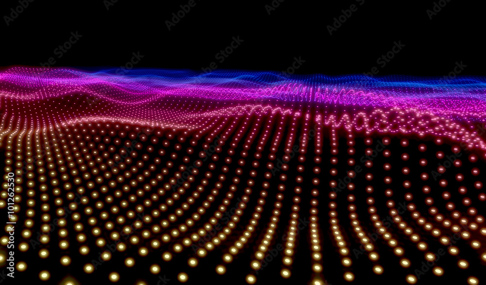 Fototapete dot light background