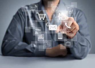  pressing modern social buttons