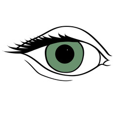 Obraz premium Symbolic abstract eyes.