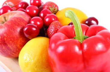 Fresh fruits and vegetables, healthy nutrition