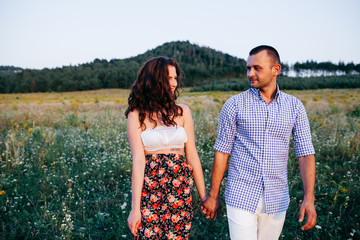 Young couple in love