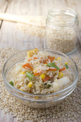 rice with vegetables