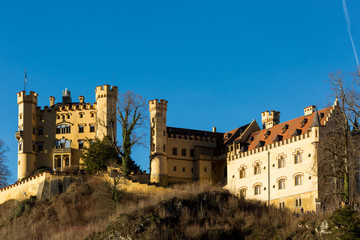 Fototapeta na wymiar Schloss Hohenschwangau bei Füssen