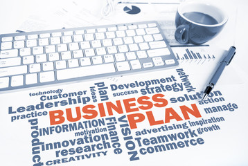 business plan word chart;office scene