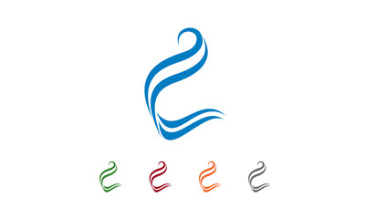 creative C letter logo design