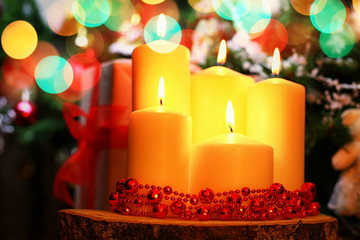 candle decor bokeh ball
