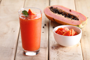 papaya smoothie.