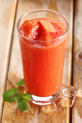 papaya smoothie.