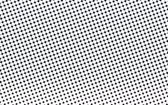 black and white pattern of small circles