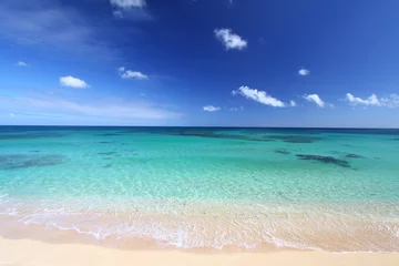 Fototapeten hawaii sonnenuntergang strand © as