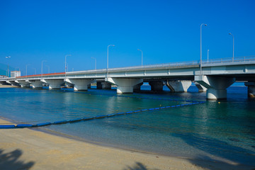 沖縄県　那覇市　波の上ビーチ