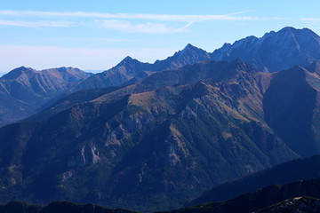 High Tatras from Orla Perč, Poland