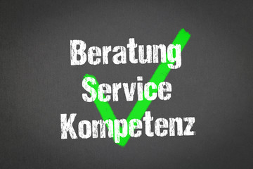 Beratung, Service, Kompetenz