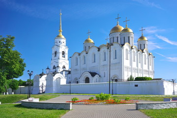 Assumption cathedral at Vladimir in summer, Russia