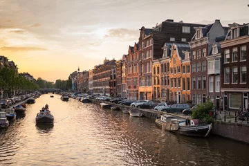 Foto op Aluminium Prinsengracht Amsterdam Canal © Daco