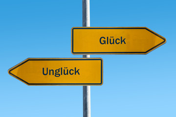 Schild 66 - Glück