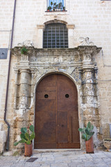 Historic palace. Monopoli. Puglia.Italy.